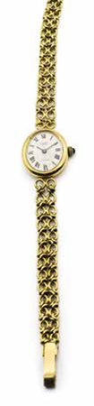 Orologio da donna Magalex Incabloc, in oro giallo, quadrante con numeri...