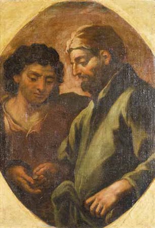 Scuola Veneta fine del XVII secolo RITRATTO DI GIULIO CARPIONI olio su tela,...