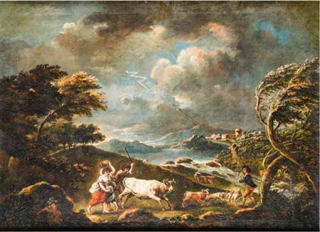 Francesco Zuccarelli Pitigliano 1702 – Firenze 1788 L’ARRIVO DELLA BUFERA...
