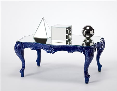 Nanda Vigo (Milano 1936)"My poetical desk"Scultura composta da un tavolino di...