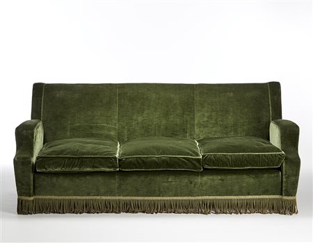 Guglielmo Ulrich (Milano 1904 - 1977)(Attribuito)Divano imbottito. Milano,...