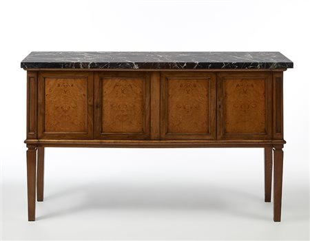Ettore Fagiuoli (Verona 1884 - Verona 1961)Credenza a quattro ante con piani...