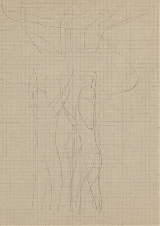 Gio Ponti (Milano 1891 - Milano 1979)Lotto di due schizzi raffiguranti...