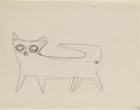 Gio Ponti (Milano 1891 - Milano 1979)Tre studi di oggetti in rame smaltato...