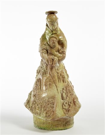 Ettore Calvelli (1912-1997) con Gio Ponti (1891-1979) e Lisa Ponti (1922)...