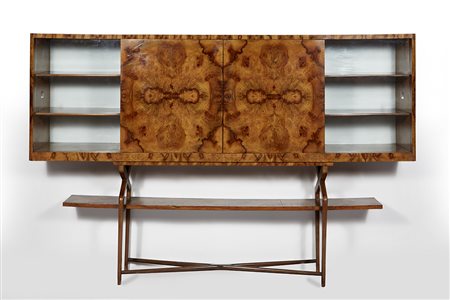 Pietro Lingeri (Bolvedro 1894 - Bolvedro 1968)Controbuffet-mobile espositore...