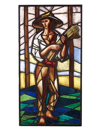 Pietro Chiesa (1892-1948) e Libero Andreotti (1875-1933) (Attribuito)Vetrata...