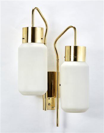 Luigi Caccia Dominioni (Milano 1913 - Milano 2016)Lampada da parete a due...