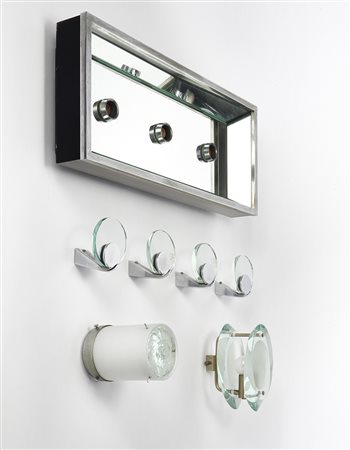 Max Ingrand (Bressuire 1908 - Parigi 1969)Set da bagno composto da: una...