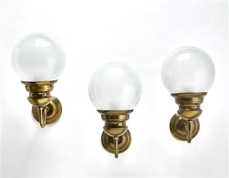 Luigi Caccia Dominioni (Milano 1913 - Milano 2016)Tre lampade a parete...