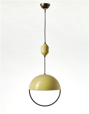 Stilnovo Lampada a sospensione a saliscendi modello "1188". Milano, 1965ca....