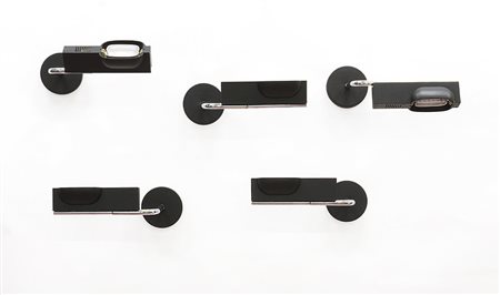 Ernesto Gismondi (1931)* Cinque lampade da parete modello "Camera"....