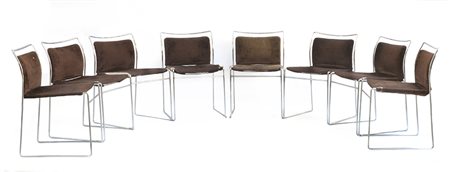 Kazuhide Takahama (1930 - 2010)Otto sedie modello "Tulu". Produzione Simon,...