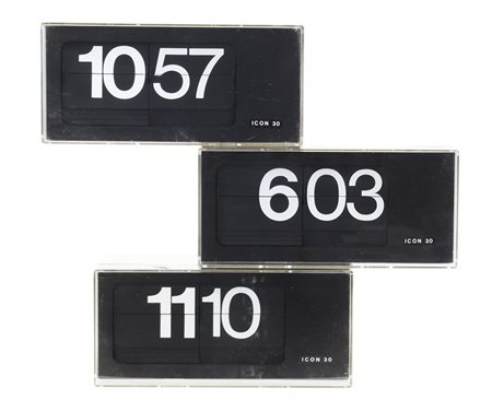 Gino Valle (Udine 1923 - Udine 2003)Tre datari modello "Icon 30". Produzione...