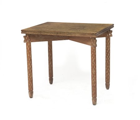 Edoardo Gellner (Abbazia 1909 - Belluno 2004)Tavolino rustico. Esecuzione...