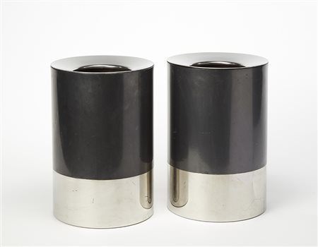 Luigi Caccia Dominioni (Milano 1913 - Milano 2016)Coppia di cestini...