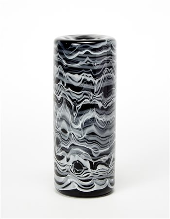 Studio Venini Vaso cilindrico della serie "Mexico". Venini, Murano,...
