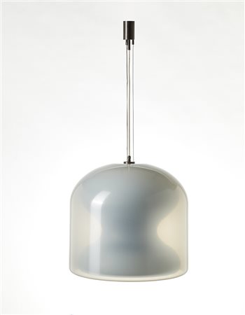 Enrico Capuzzo (Venezia 1924)Lampada a sospensione a doppia calotta modello...
