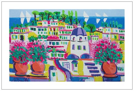 ATHOS FACCINCANI Peschiera del Garda 1951 Senza titolo Serigrafia a colori...