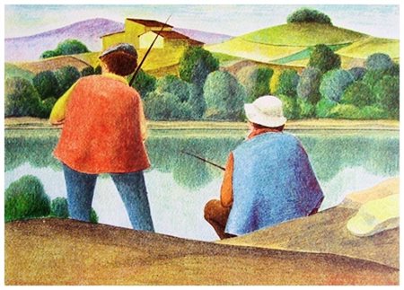 ROBERTO MASI Firenze 1940 – Firenze 2011 Senza titolo Litografia a colori...