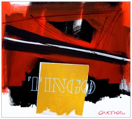 ANTONIO DEL DONNO Benevento 1927 Tingo Pittura, tec. mista e collage su tela...