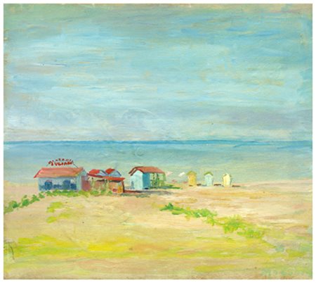 SANTI MACCHIA Pisa 1884 – Pisa 1964 Stabilimento balneare ai Ronchi “da...