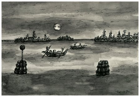 TONO ZANCANARO Padova 1906 – Padova 1985 Senza titolo 1970 ca. Inchiostro su...