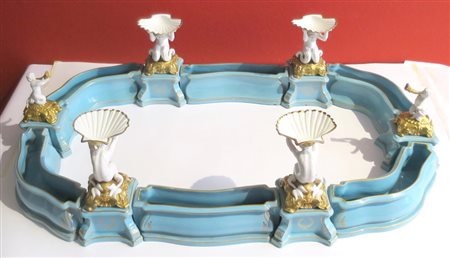 GINORI grande giardinetto manifattura italiana Ginori fine XIX sec. composto...