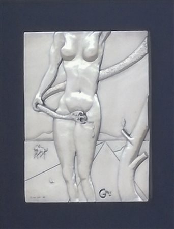 SALVADOR DALI' Trasposizione dalla figura piana a quella a rilievo e bagno...