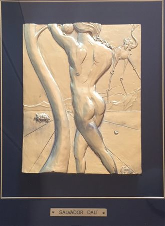 SALVADOR DALI' Trasposizione dalla figura piana a quella a rilievo e bagno...