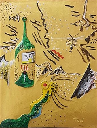 JOAN MIRO' Trasposizione dalla figura piana a quella a rilievo e bagno...