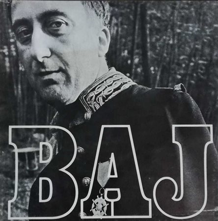 ENRICO BAJ Libro d'artista "Baj" con multiplo originale firmato - collage...