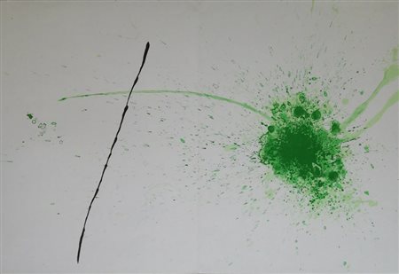 JOAN MIRO' Litografia "Vert" - originale dalla pubblicazione Derrière le...