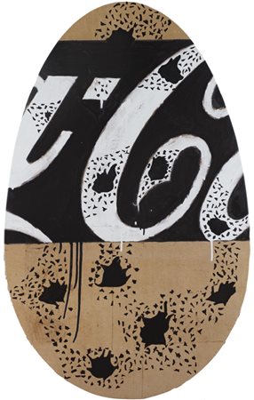 DALILA CROTTI (1983)Not is Schifano 1614, 2006Tecnica mista su pelle...