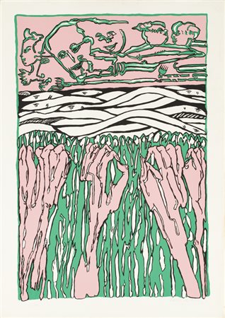 REMO BRINDISI (1918-1996)Senza TitoloLitografiacm 70x50Firma e numerazione...