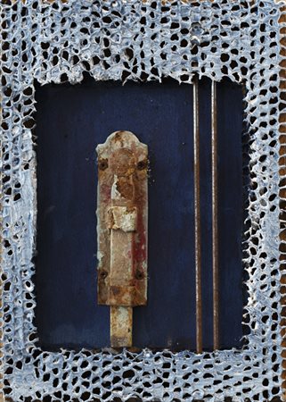 STEFANO SODDU (1946)Senza Titolo, 2018Tecnica mista e applicazioni su...