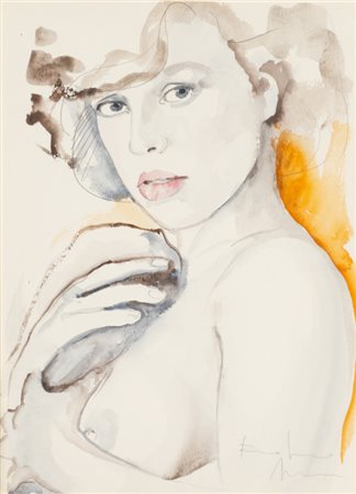 FAZIO LAURIA (1950)Senza TitoloAcquerello su cartacm 39,5x29Firma al...