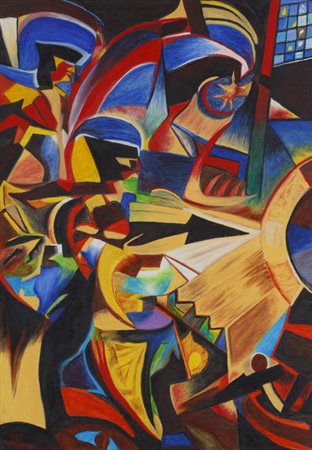 ANONIMOSenza TitoloOlio su telacm 70x50Firma 'Raimondi' al fronteTimbri della...