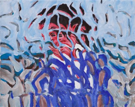 PAOLO AVANZI (1958)Ragazza con le stampelle, 2010Acrilici su telacm...