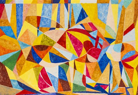 S. RAMBALZISenza Titolo, 1977Tecnica mista su cartacm 69x99Firma e datazione...