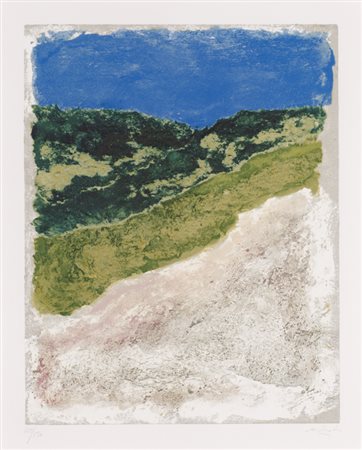 CARLO MATTIOLI (1911-1994)Senza TitoloSerigrafia polimatericacm 53x43Firma e...