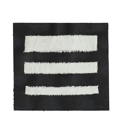 ACHILLE PACE (1923)Senza TitoloTecnica mista e applicazioni di stoffa su...