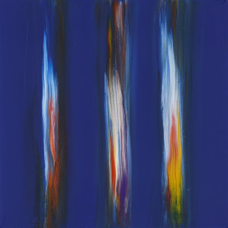 ENNIO FINZI (1931)Il verso del colore, 2012Acrilici su telacm 40x40x2Firma,...