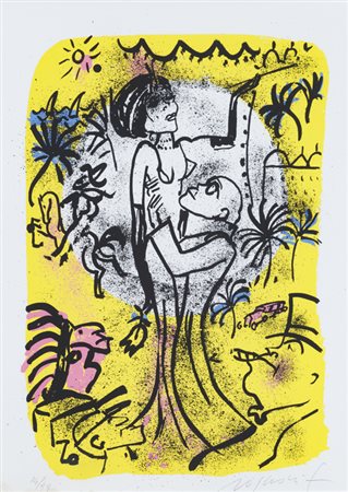 FRANCO ROGNONI (1913-1999)Senza TitoloLitografiacm 46x34Firma e numerazione...