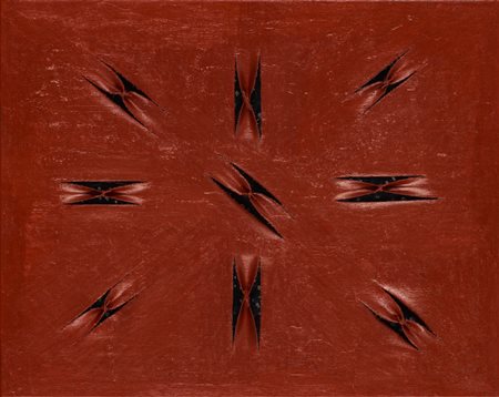 CALOGERO SALEMI ( 1966)Squarci di cielo stellato, 2018Tecnica mista su telacm...