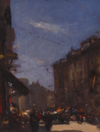 BERNARDO GENTILI (1900-1963)Como verso p. vecchioOlio su cartonecm...