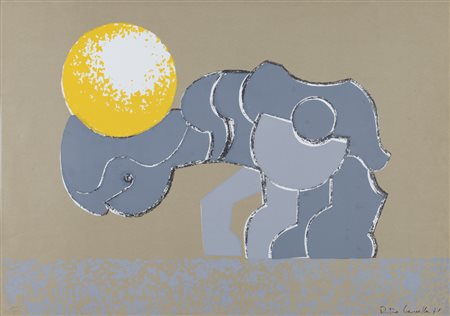 PIETRO CASCELLA (1921-2008)Senza Titolo, 1971Litografiacm 70x100Firma,...