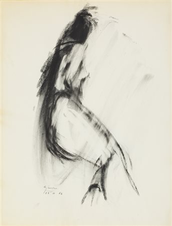 GIUSEPPE AJMONE (1923-2005)Senza Titolo, 1964Tecnica mista su cartacm...