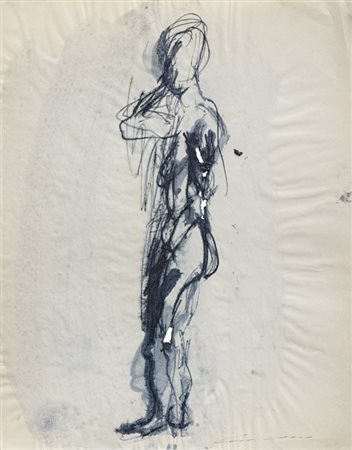 ERNESTO TRECCANI (1920-2009)Lotto unico composto da:Senza TitoloTecnica mista...