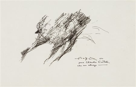 ANTONIO LORENZO ZOBELSenza Titolo, 1962China su cartacm 21,8x33Firma,...